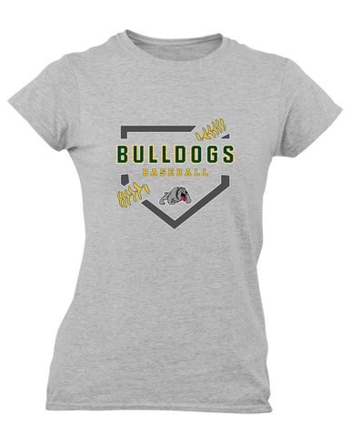 Whitefish Bulldogs Baseball #2 Women's Premium SS T-Shirt