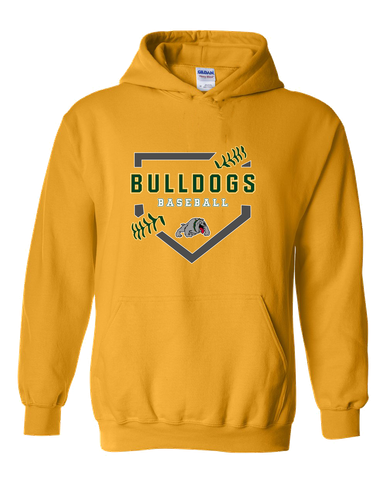 Whitefish Bulldogs Baseball #2 Men's Hoodie
