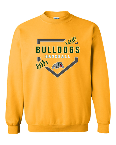 Whitefish Bulldogs Baseball #2 Men's Sweatshirt