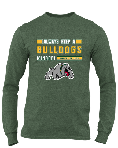 Whitefish Bulldogs Mindset Men's Premium LS T-Shirt
