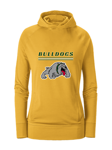 Whitefish Bulldogs Mascot #8 Women's Hoodie
