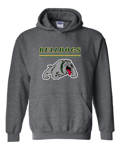 Whitefish Bulldogs Mascot #8 Men's Hoodie