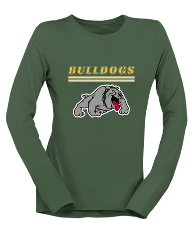 Whitefish Bulldogs Mascot #8 Women's Premium LS T-Shirt