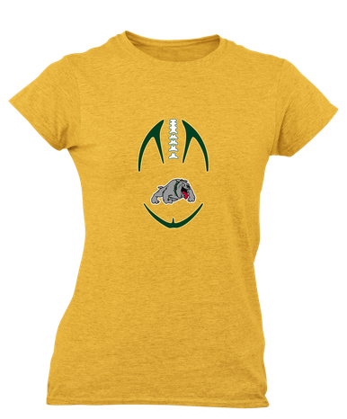 Whitefish Bulldogs Football #4 Women's Premium SS T-Shirt
