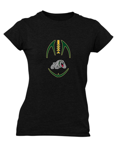 Whitefish Bulldogs Football #4 Women's SS T-Shirt