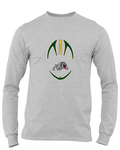 Whitefish Bulldogs Football #4 Men's LS T-Shirt