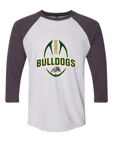 Whitefish Bulldogs Football #5 Women's Baseball T-Shirt