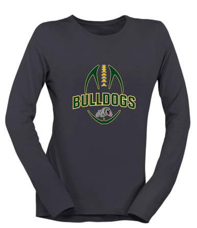 Whitefish Bulldogs Football #5 Women's Premium LS T-Shirt