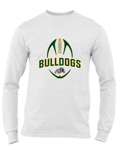 Whitefish Bulldogs Football #5 Men's LS T-Shirt