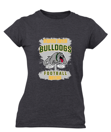 Whitefish Bulldogs Football #6 Women's Premium SS T-Shirt