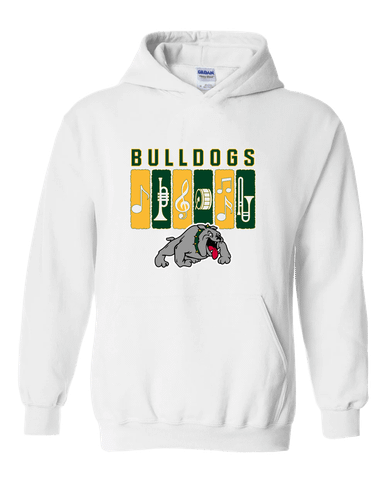 Whitefish Bulldogs Band # 2 Men's Hoodie