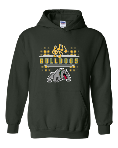 Whitefish Bulldogs Band # 3 Men's Hoodie