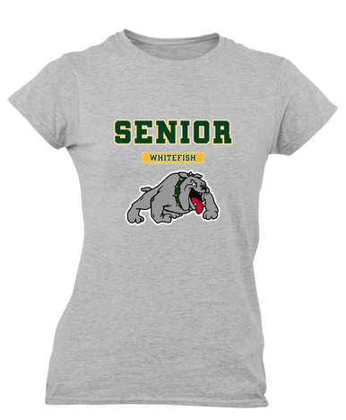 Whitefish Bulldogs Senior #2 Women's Premium SS T-Shirt