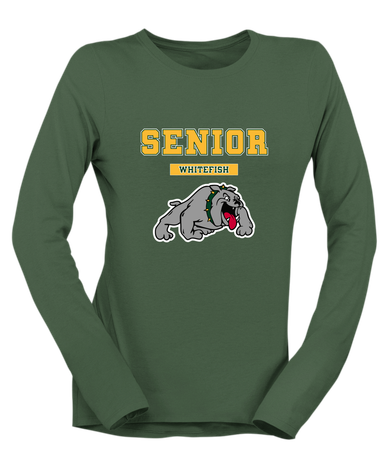 Whitefish Bulldogs Senior #2 Women's Premium LS T-Shirt