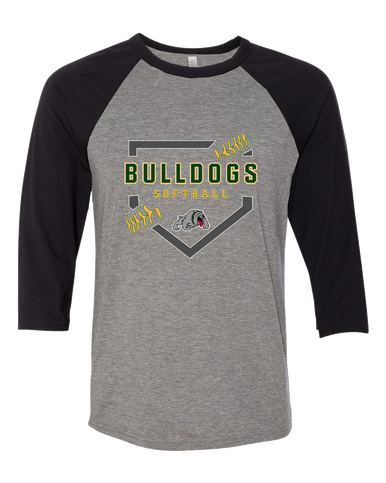 Whitefish Bulldogs Softball #2 Women's Baseball T-Shirt