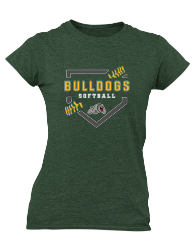 Whitefish Bulldogs Softball #2 Women's SS T-Shirt