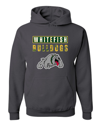 Whitefish Bulldogs Mascot #9 Men's Premium Hoodie