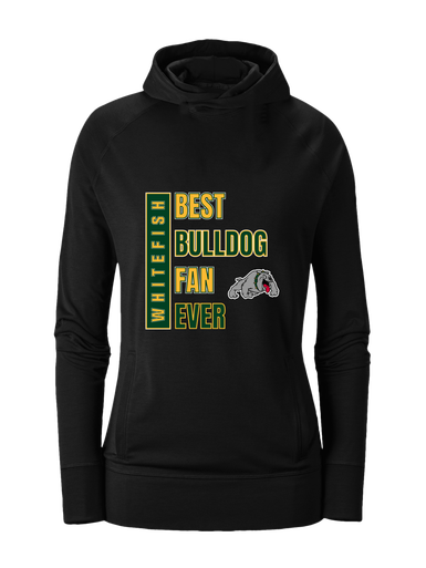 Whitefish Bulldogs Best Bulldog Fan Women's Hoodie