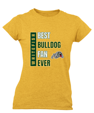 Whitefish Bulldogs Best Bulldog Fan Women's Premium SS T-Shirt