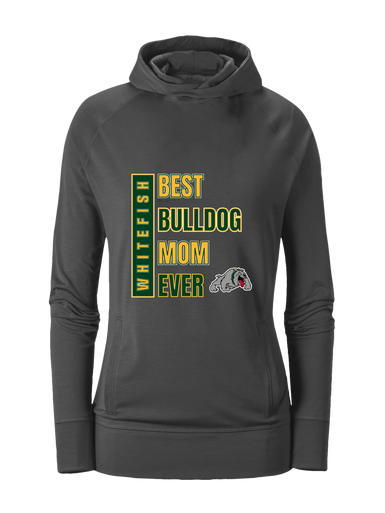 Whitefish Bulldogs Best Bulldog Mom Women's Hoodie