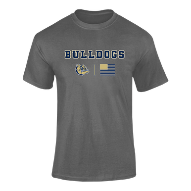 Decatur Bulldogs Team Colors Flag Men's SS T-Shirt