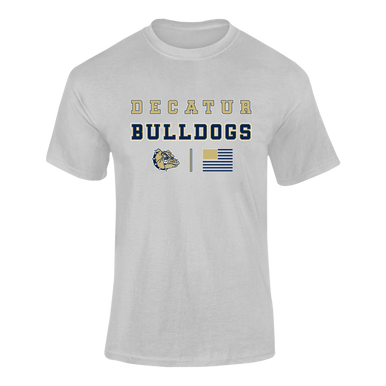 Decatur Bulldogs Spirit Flag Men's Premium SS T-Shirt