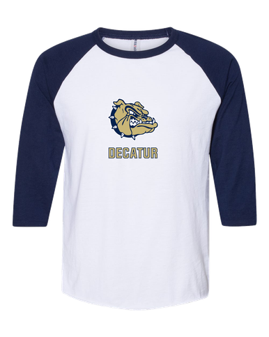 Decatur Bulldogs Mascot #2 Men's Baseball T-Shirt