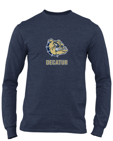 Decatur Bulldogs Mascot #2 Men's LS T-Shirt