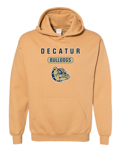 Decatur Bulldogs Mascot #3 Men's Hoodie