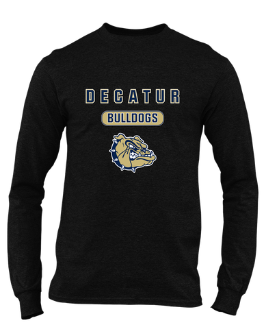 Decatur Bulldogs Mascot #3 Men's LS T-Shirt