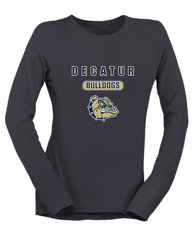 Decatur Bulldogs Mascot #3 Women's Premium LS T-Shirt