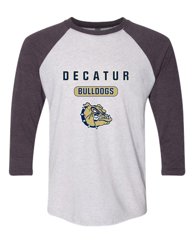 Decatur Bulldogs Mascot #3 Women's Baseball T-Shirt