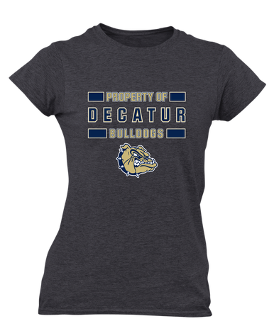 Decatur Bulldogs Property Of Women's SS T-Shirt