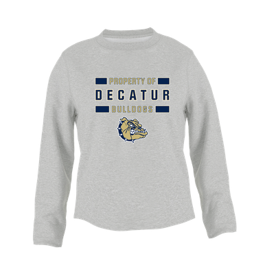 Decatur Bulldogs Property Of Women's Sweatshirt
