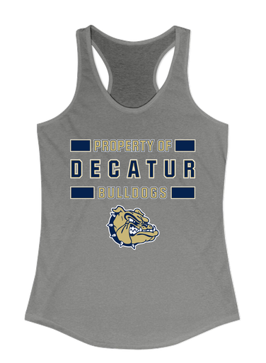 Decatur Bulldogs Property Of Women's Tank Top
