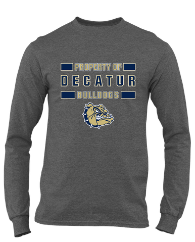 Decatur Bulldogs Property Of Men's LS T-Shirt