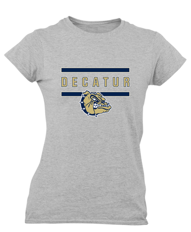Decatur Bulldogs Mascot #4 Women's Premium SS T-Shirt