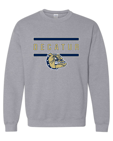 Decatur Bulldogs Mascot #4 Men's Sweatshirt