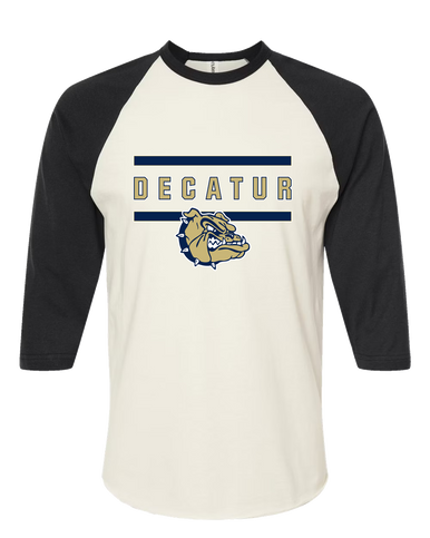 Decatur Bulldogs Mascot #4 Women's Baseball T-Shirt
