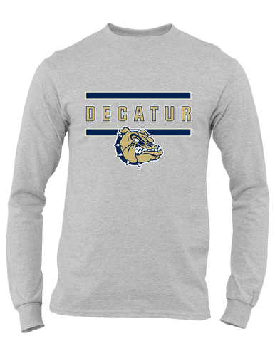 Decatur Bulldogs Mascot #4 Men's Premium LS T-Shirt