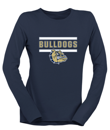 Decatur Bulldogs Mascot #5 Women's LS T-Shirt