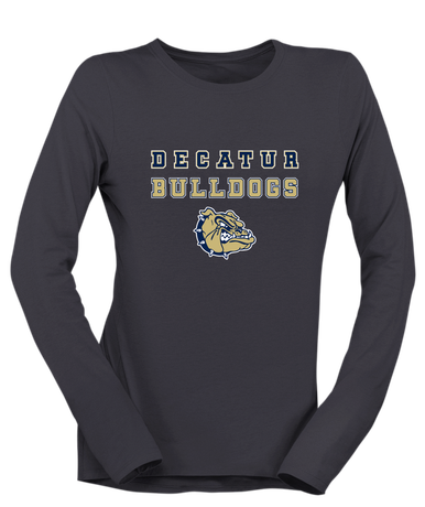 Decatur Bulldogs Spirit Women's LS T-Shirt