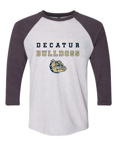 Decatur Bulldogs Spirit Women's Baseball T-Shirt