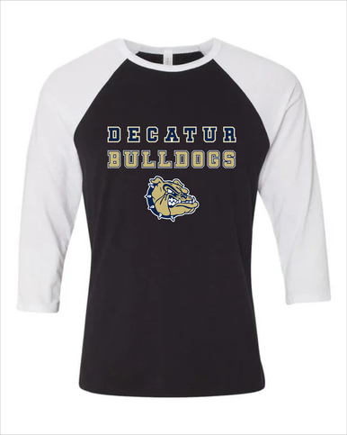 Decatur Bulldogs Spirit Men's Baseball T-Shirt