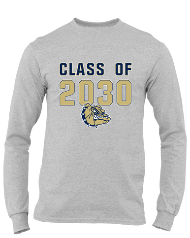 Decatur Bulldogs Class of 2030 Men's LS T-Shirt