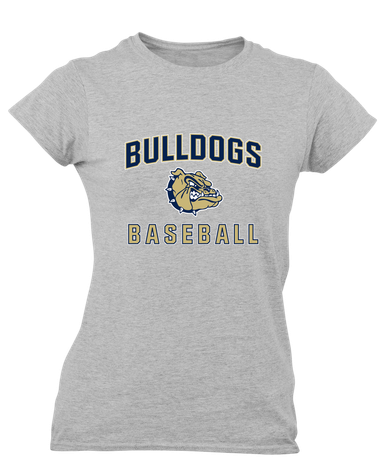 Decatur Bulldogs Baseball #1 Women's Premium SS T-Shirt