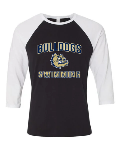 Decatur Bulldogs Swimming Women's Baseball T-Shirt