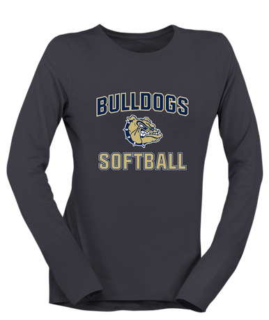 Decatur Bulldogs Softball #1 Women's LS T-Shirt