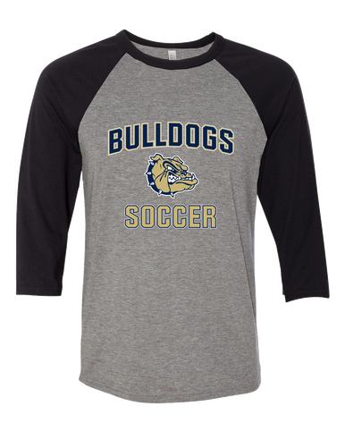 Decatur Bulldogs Soccer #1 Women's Baseball T-Shirt