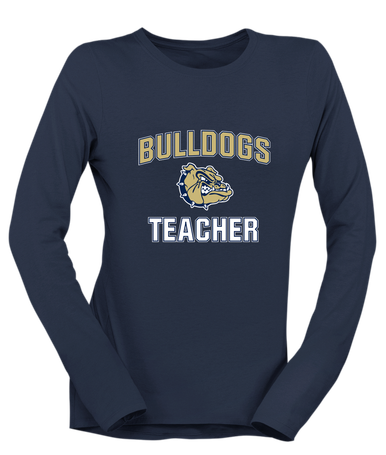 Decatur Bulldogs Teacher Women's LS T-Shirt